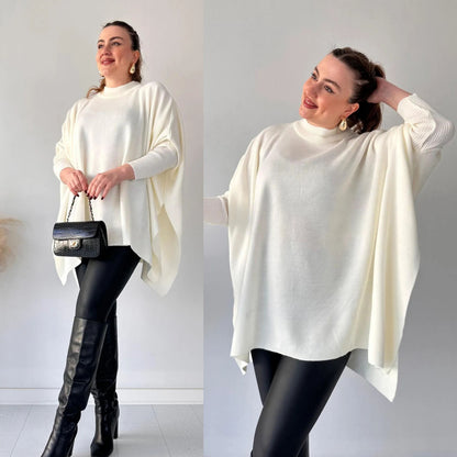 Libaas-e-Garam Bat-wing Poncho