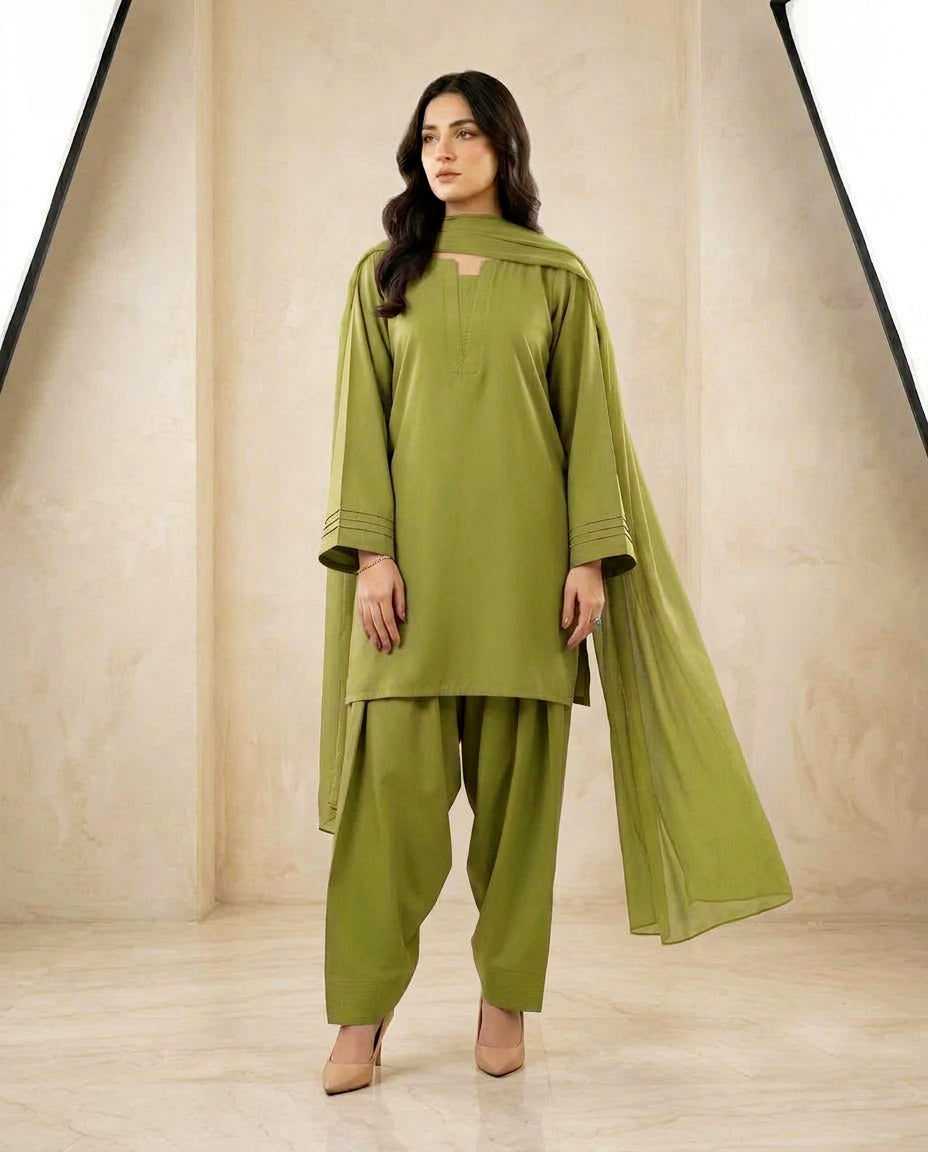 Urban Muse 3-Piece With Farshi Shalwar