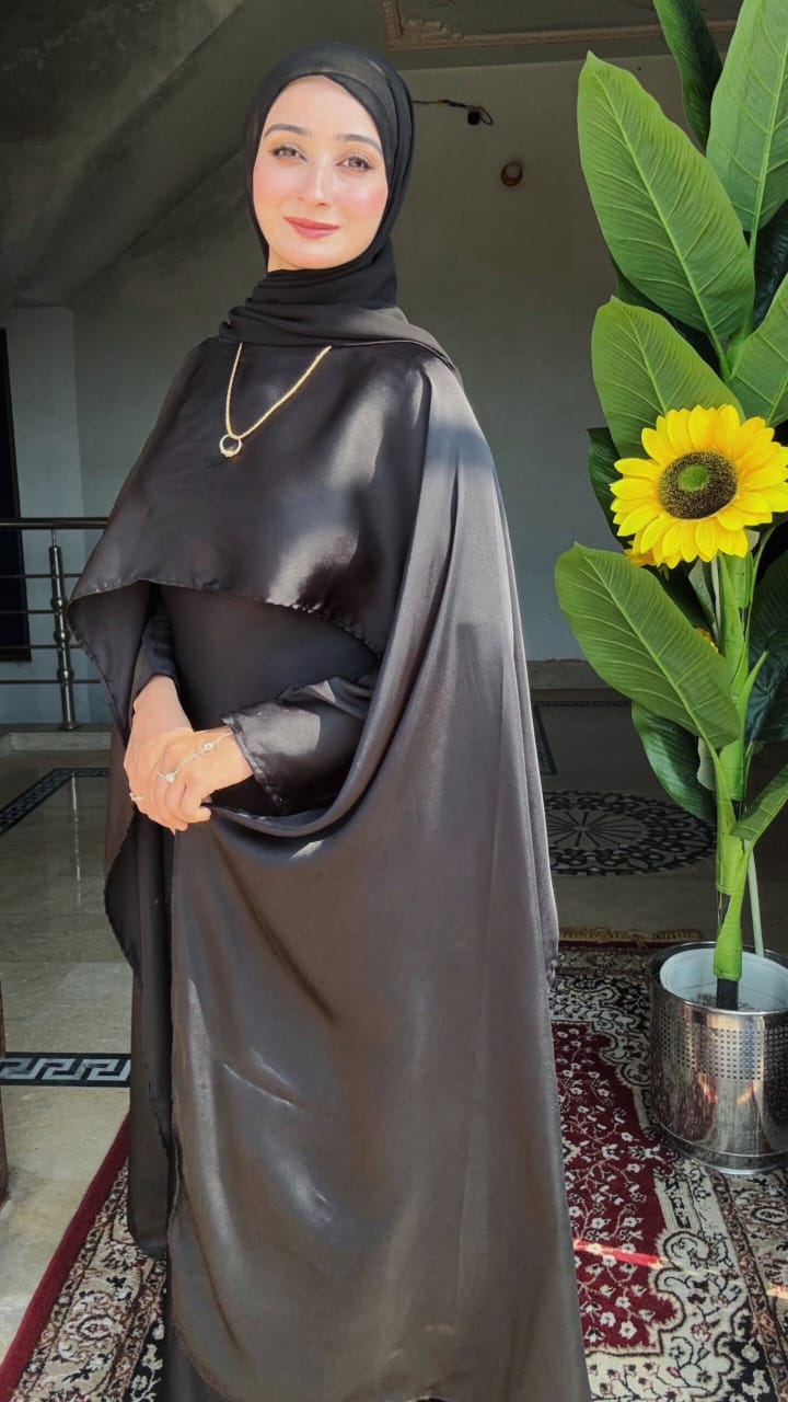 Nikhaar Maxy Abaya with Cape