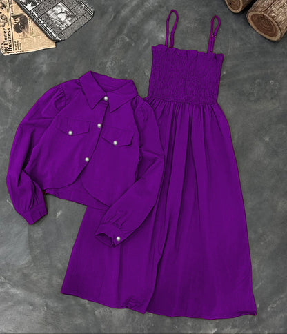 Zeenah Western Coat and Romper