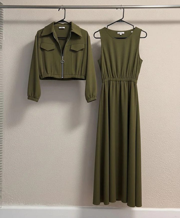 Naqoosh-e-Husn Winter Fleece Coat & Maxy