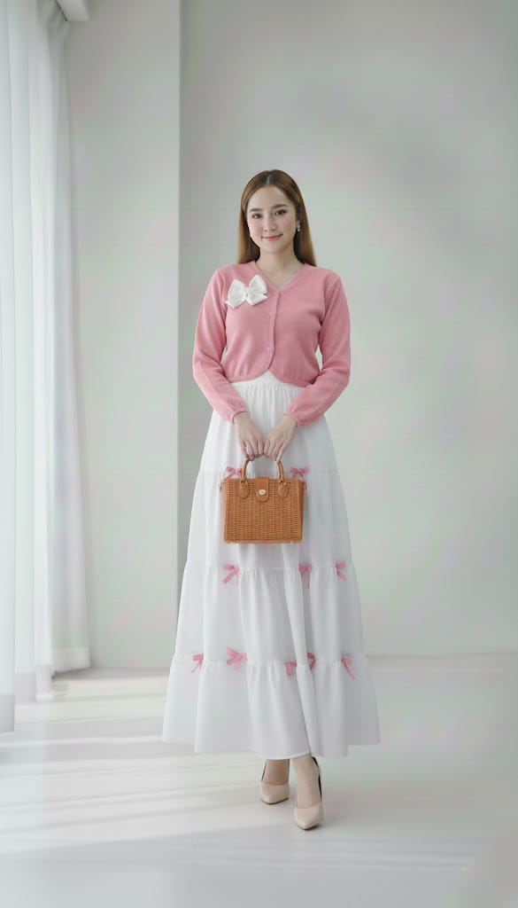 Noor-e-Zehra 2-Piece Bow Skirt and Top