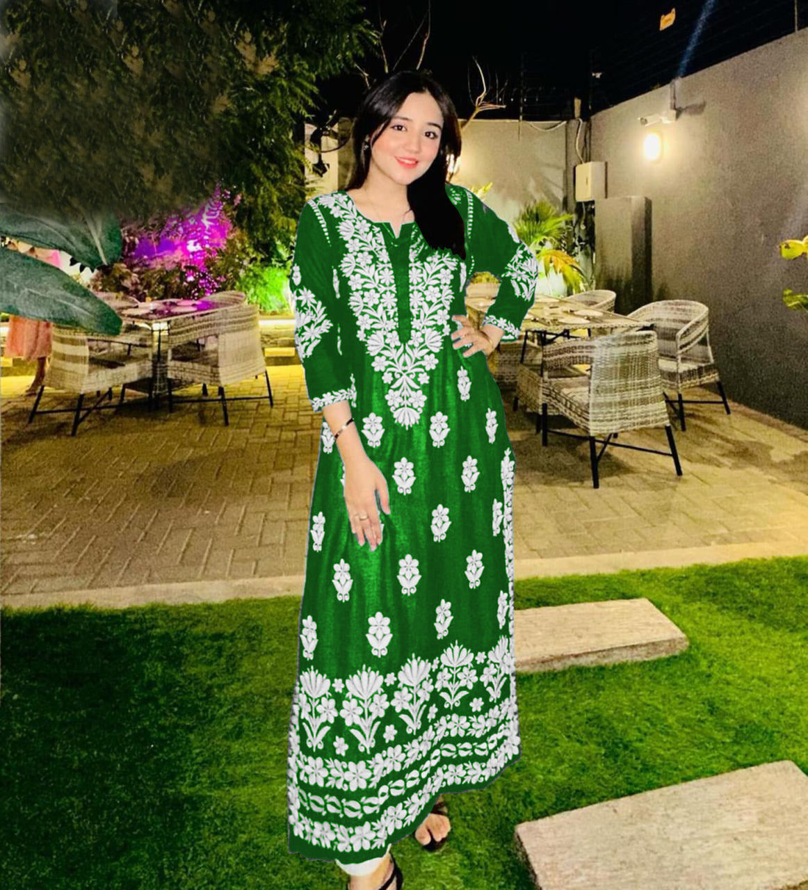 Long Embroidered Kurti