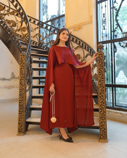 Laal Pari Western Silk Maxy