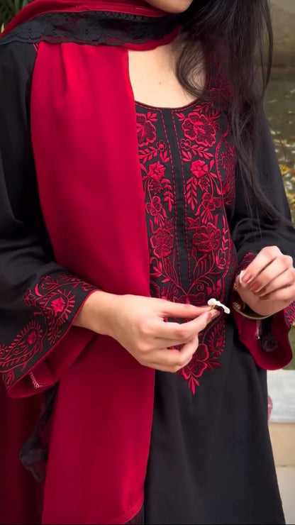 Nayab 3-Piece Embroidered Suit