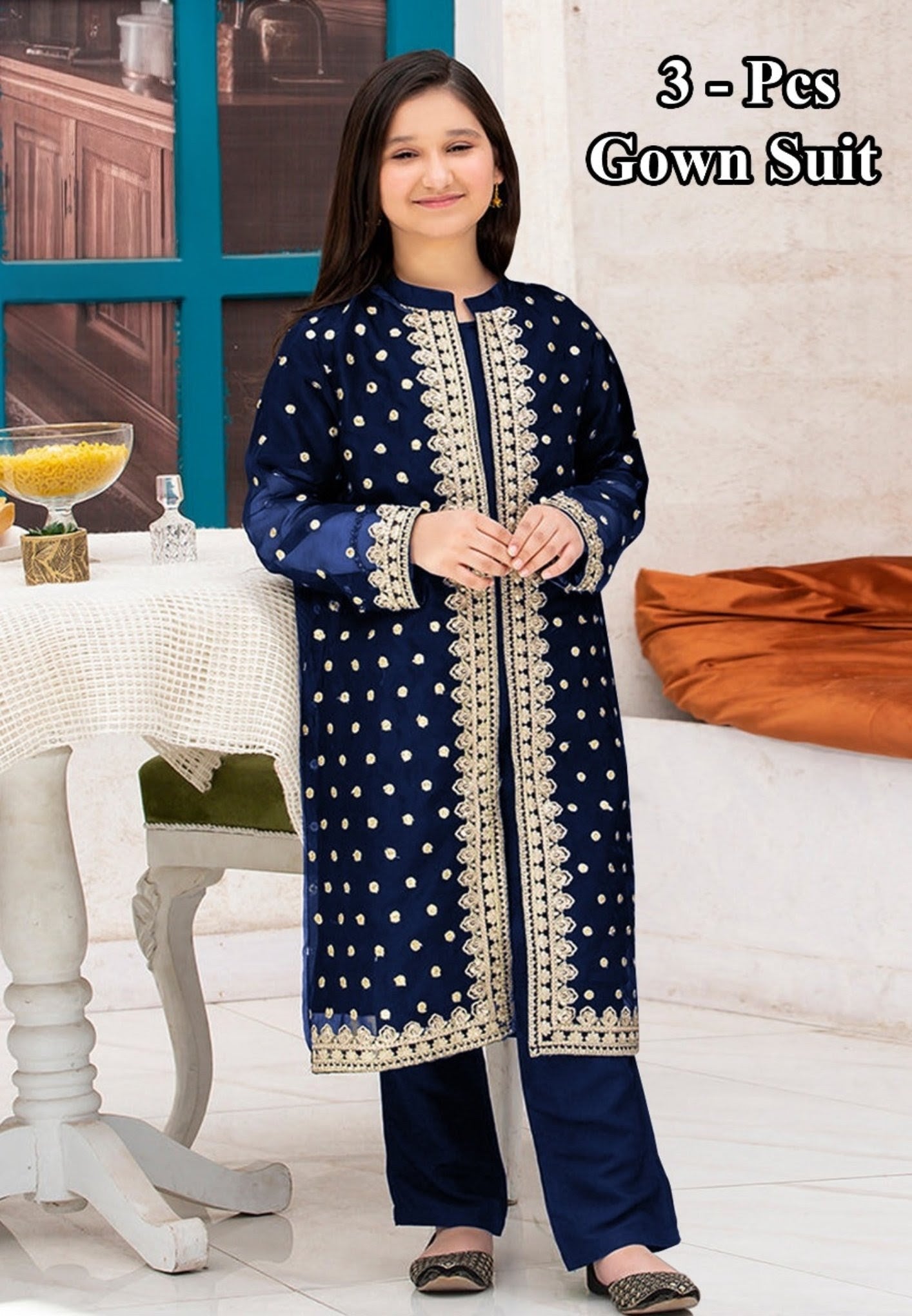 Raqs-e-Hina Kids 3-Piece Suit