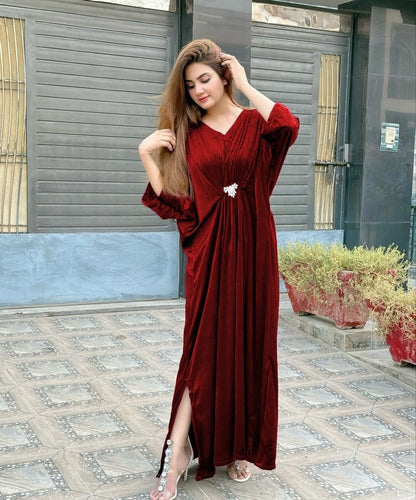Mehar-e-Naz Velvet & Moonlight Kaftan