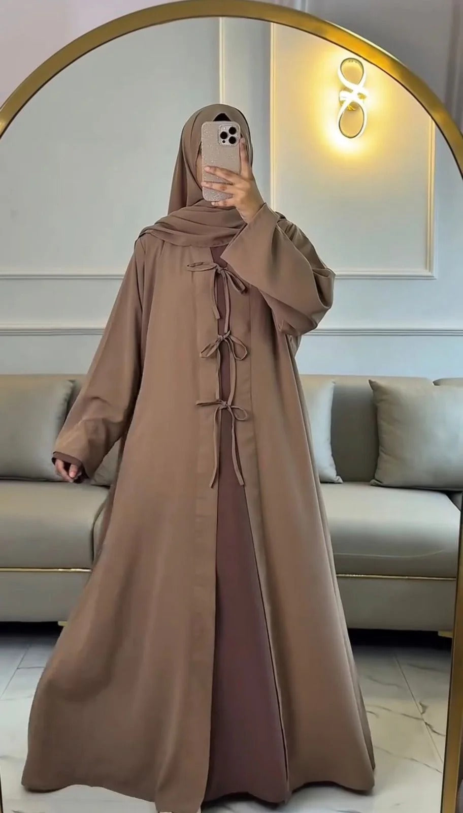 Grace Abaya With Stoller