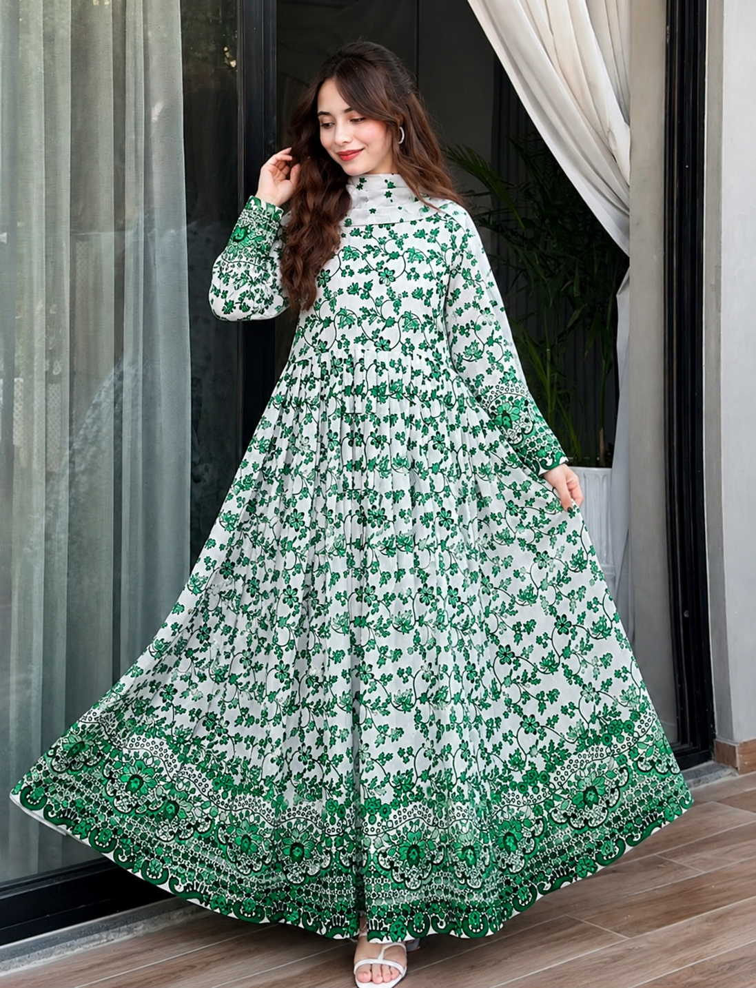 Floral Maxy 3-Piece (Azadi Special)