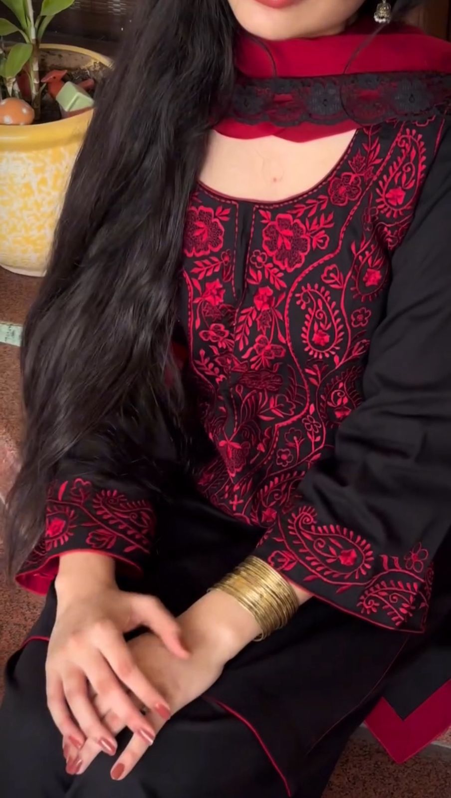 Nayab 3-Piece Embroidered Suit