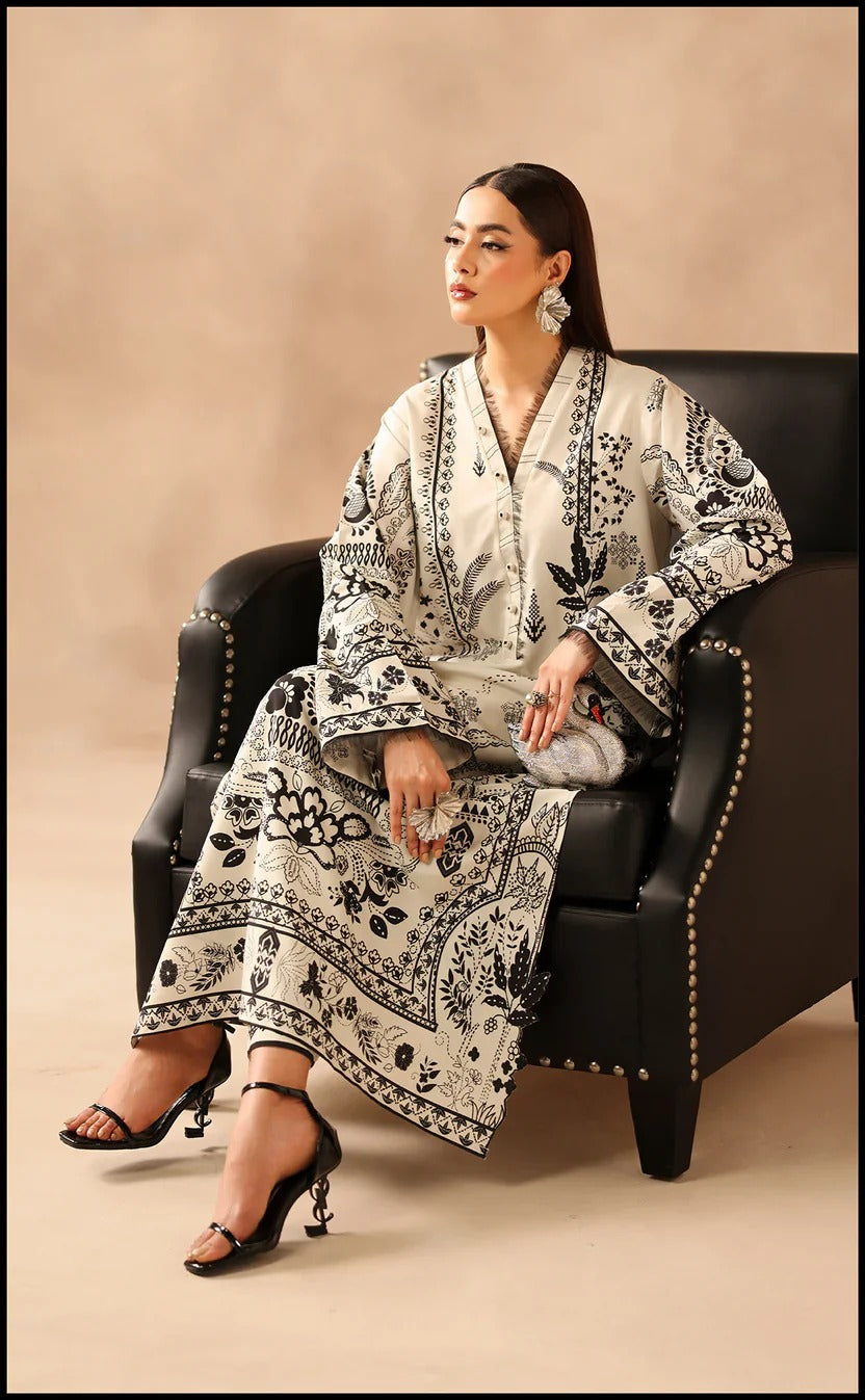 Siyah 2-Piece Kurta & Trouser Set