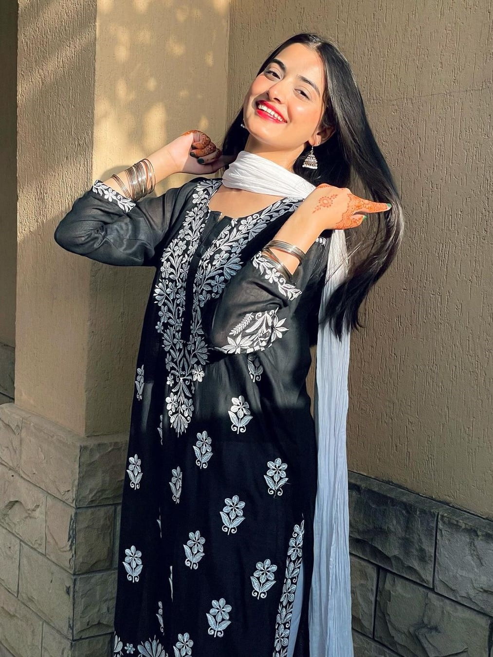Indian Modest Embroidered Kurti
