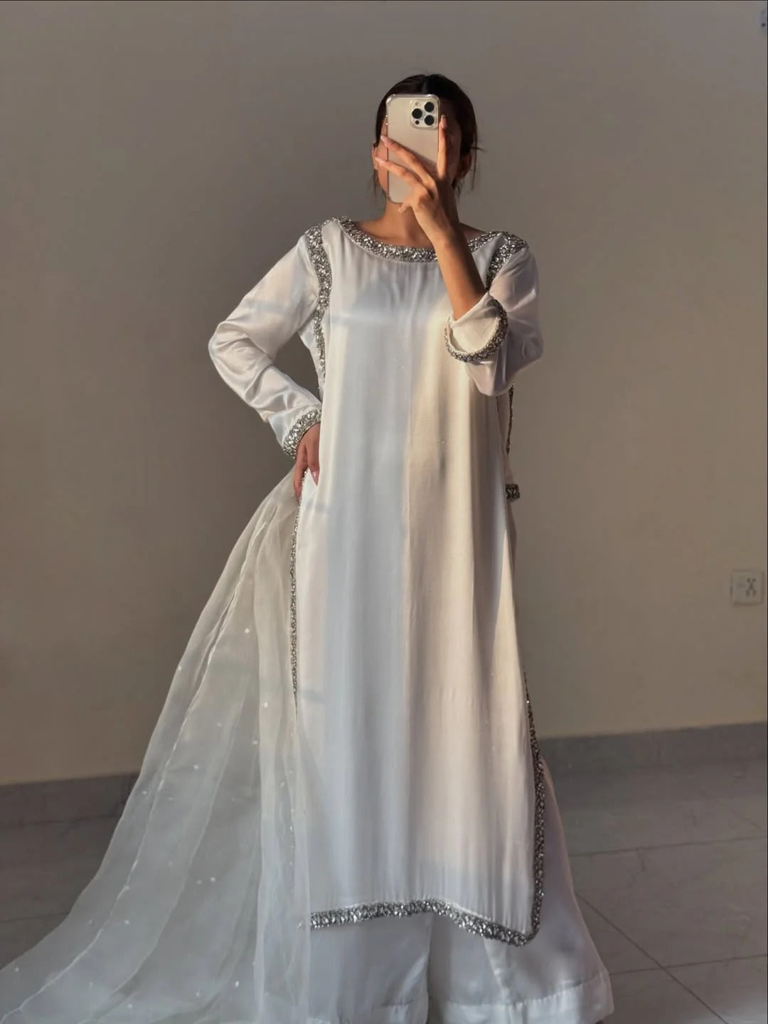 Mahpara 3-Piece Silk Suit