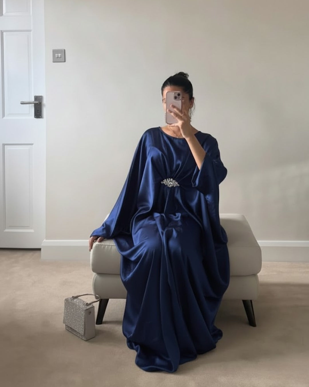 Hinaz Silk Kaftan