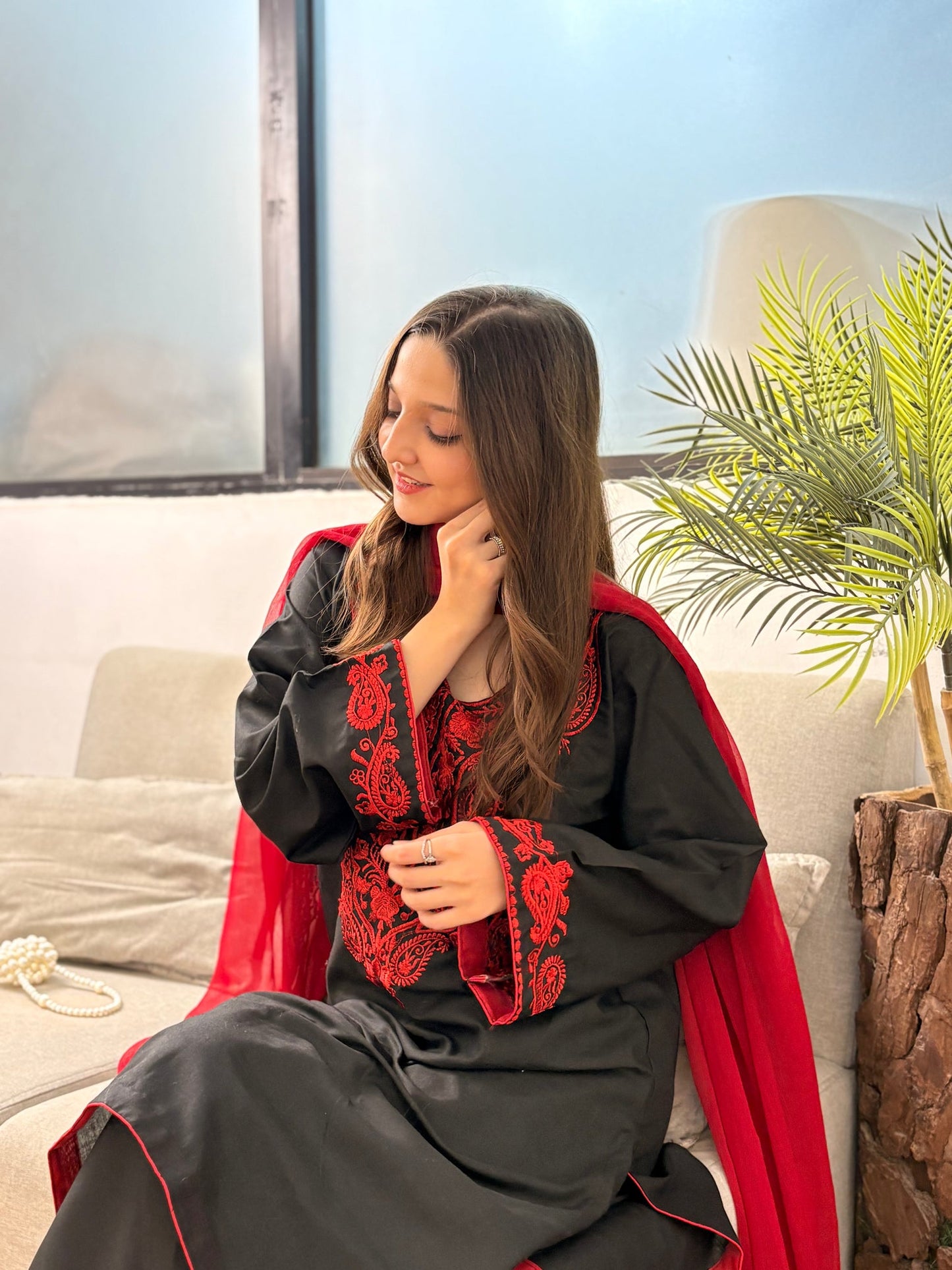 Nayab 3-Piece Embroidered Suit