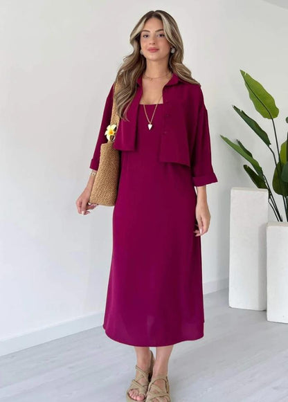 Noor-e-Haseen 2-Piece Maxy and Coat Set