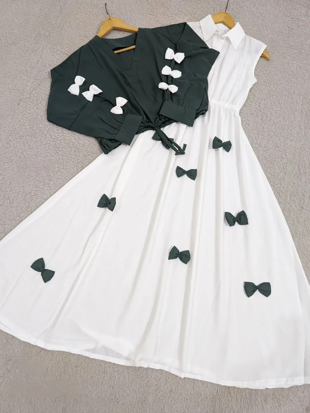 Nazakat 2-Piece Bow Maxy & Jacket