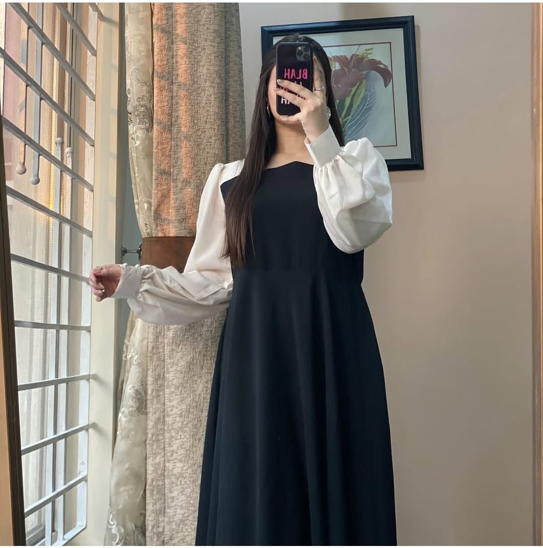 Aaftab-e-Raah Platted Chiffon Maxy