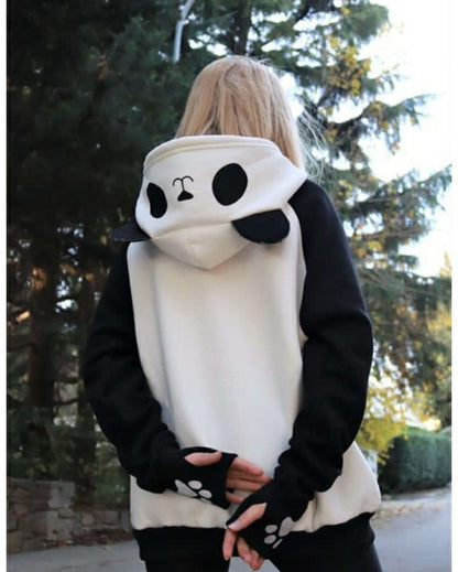 Panda Fleece Hoodie