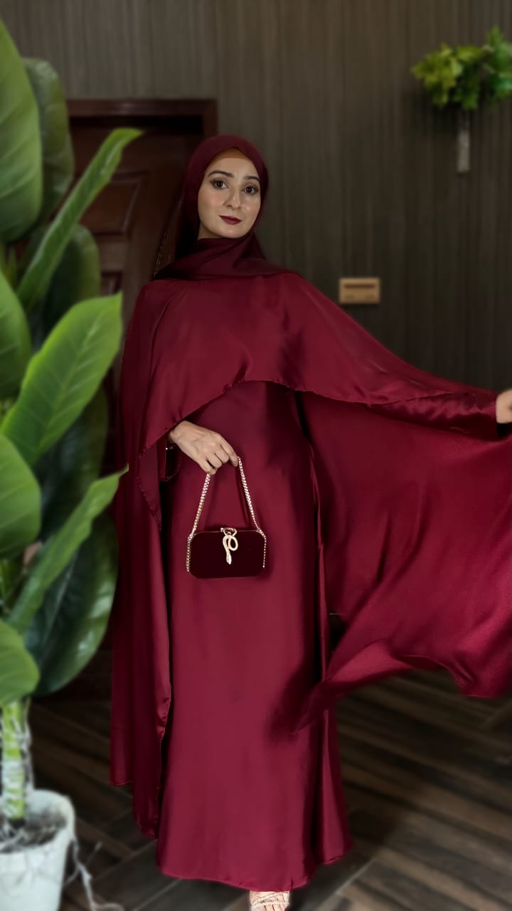 Nikhaar Maxy Abaya with Cape