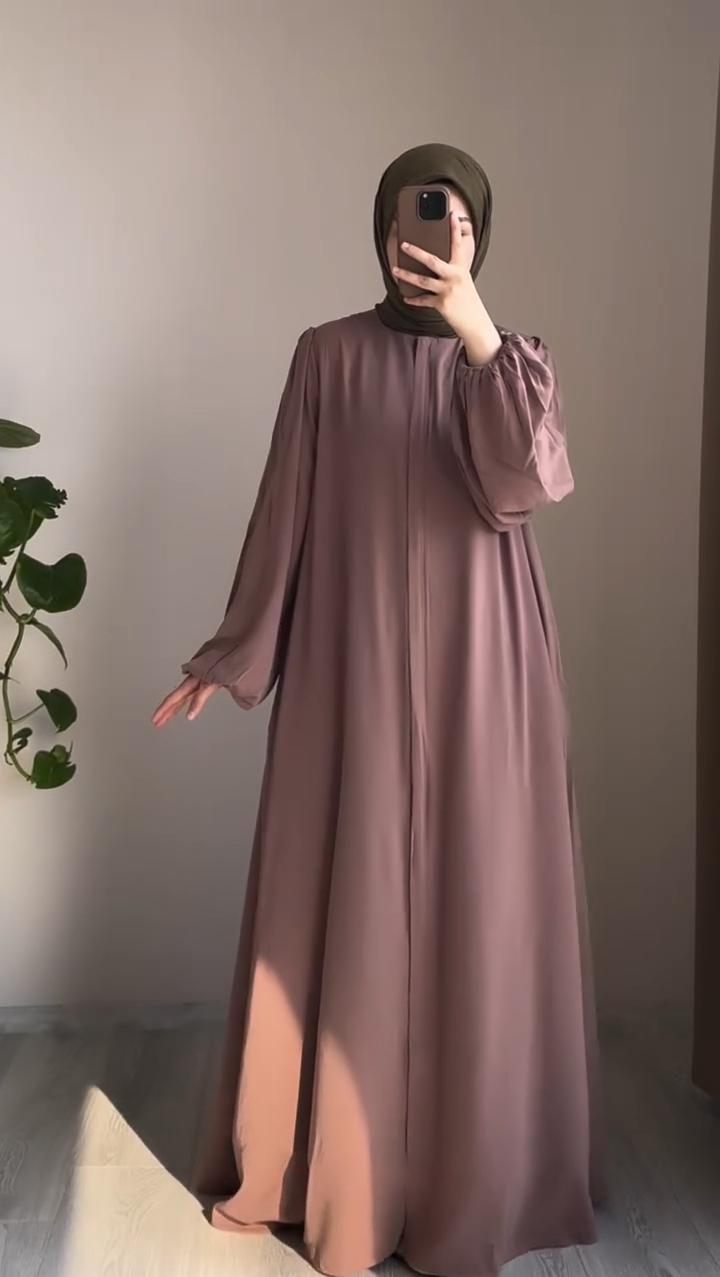 Berry Flow Abaya