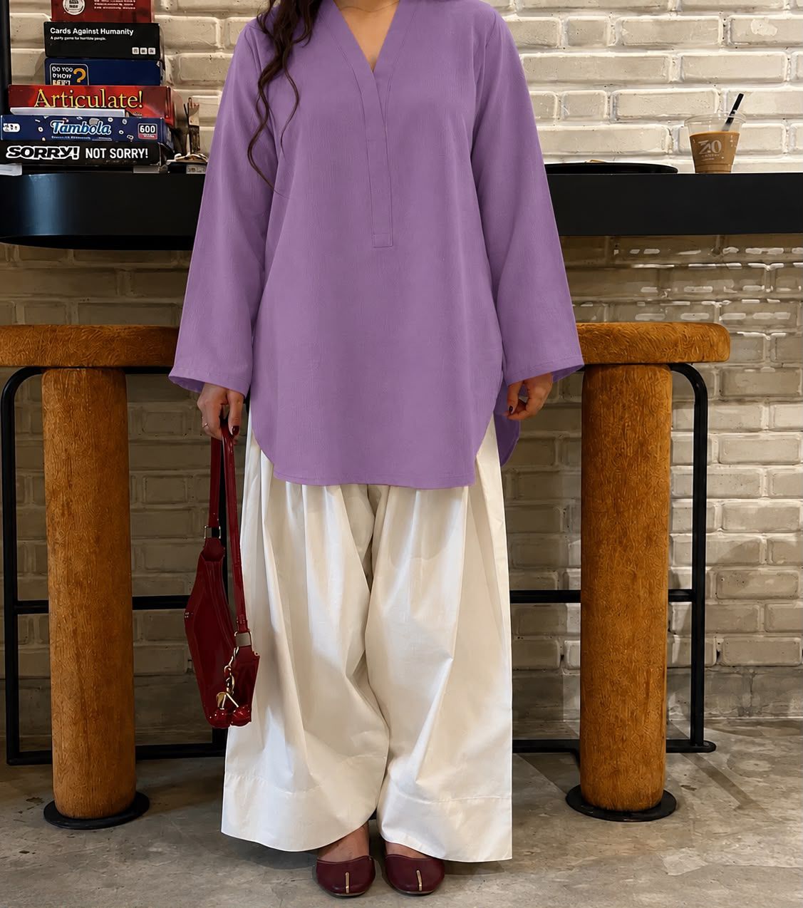 Blossom 2-Piece Farshi Shalwar Suit
