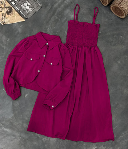 Zeenah Western Coat and Romper