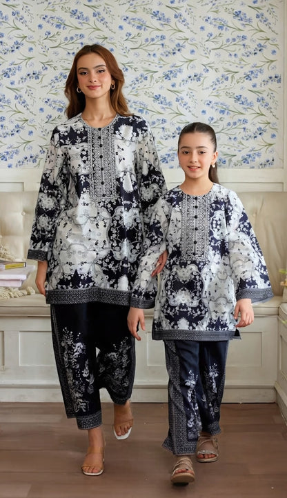 Tasavvur 2-Piece Mother & Daughter Co-ord Set