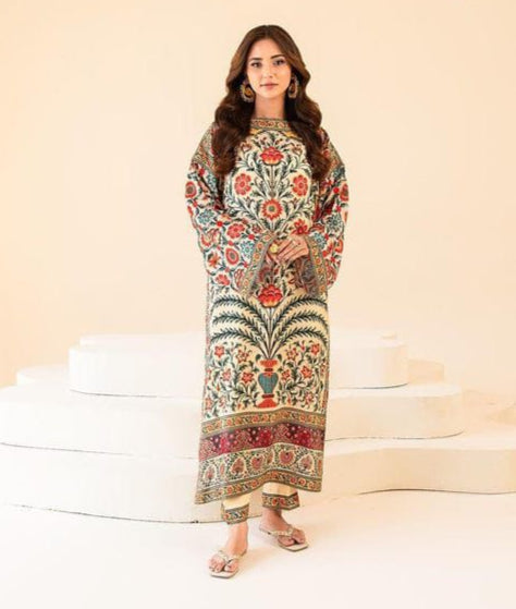 Apsaraa 2-Piece Kurta and Trouser Set