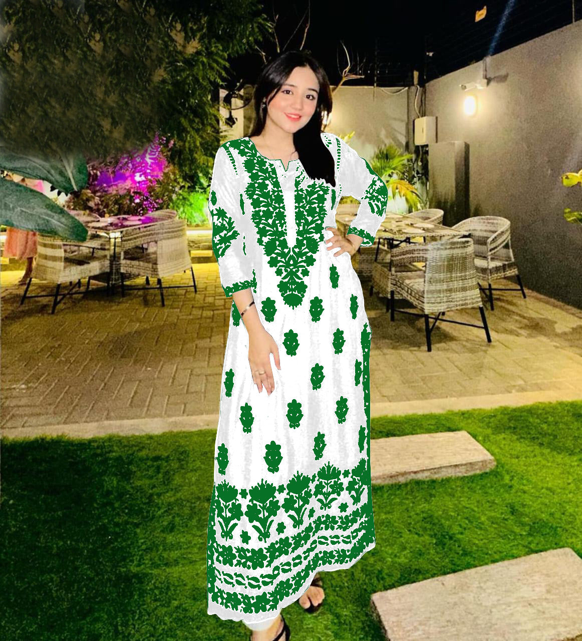 Long Embroidered Kurti