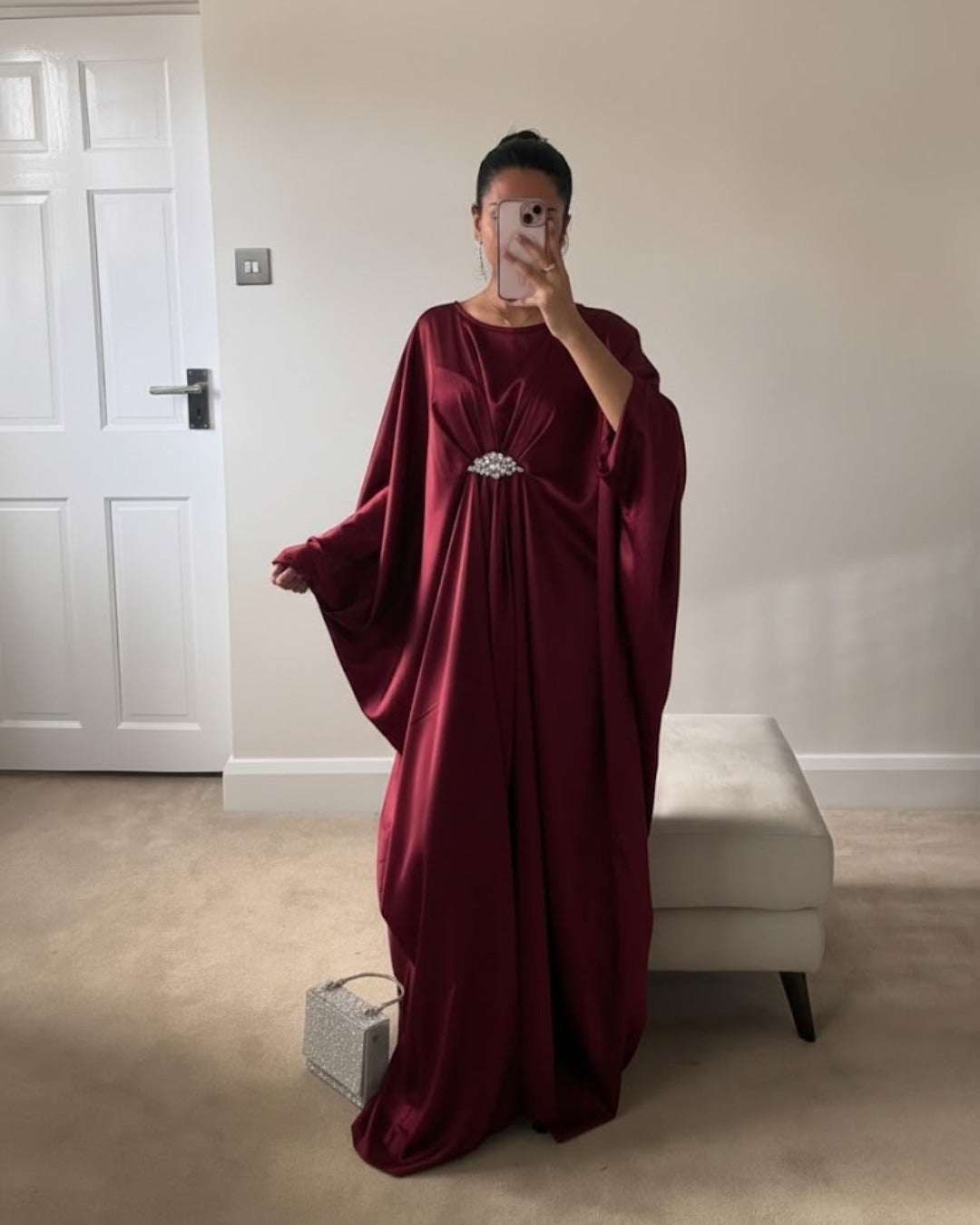 Hinaz Silk Kaftan