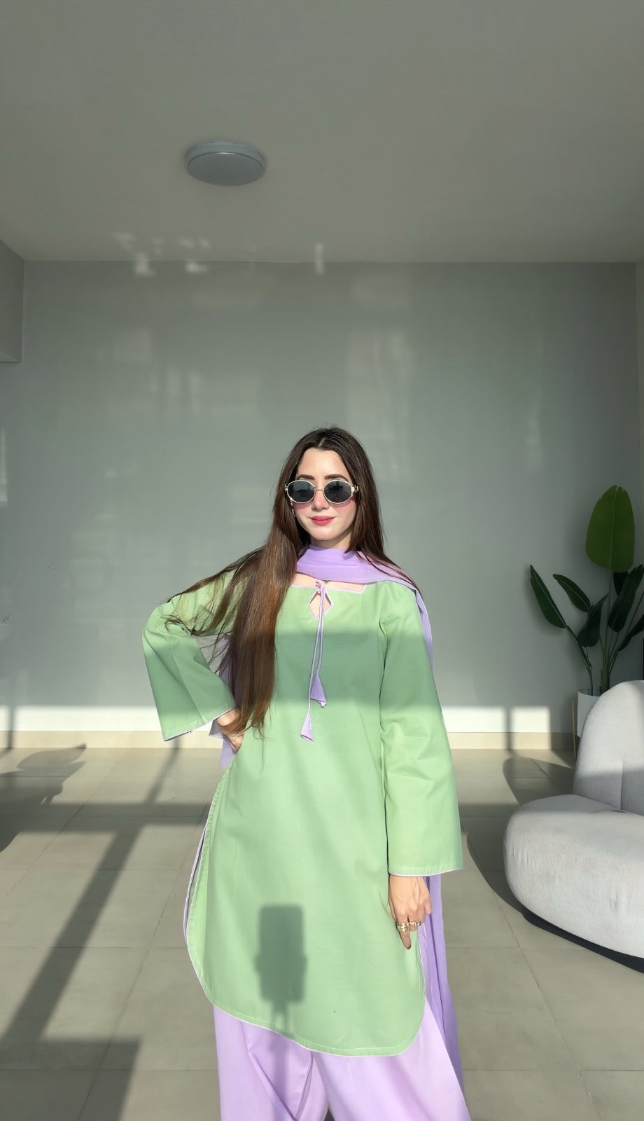 Pastel Grace 3-Piece Suit