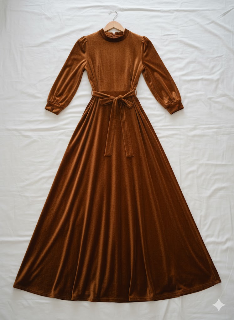 Zeen-e-Raah Velvet Maxy