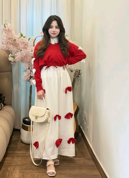 Nazakat 2-Piece Bow Maxy & Jacket