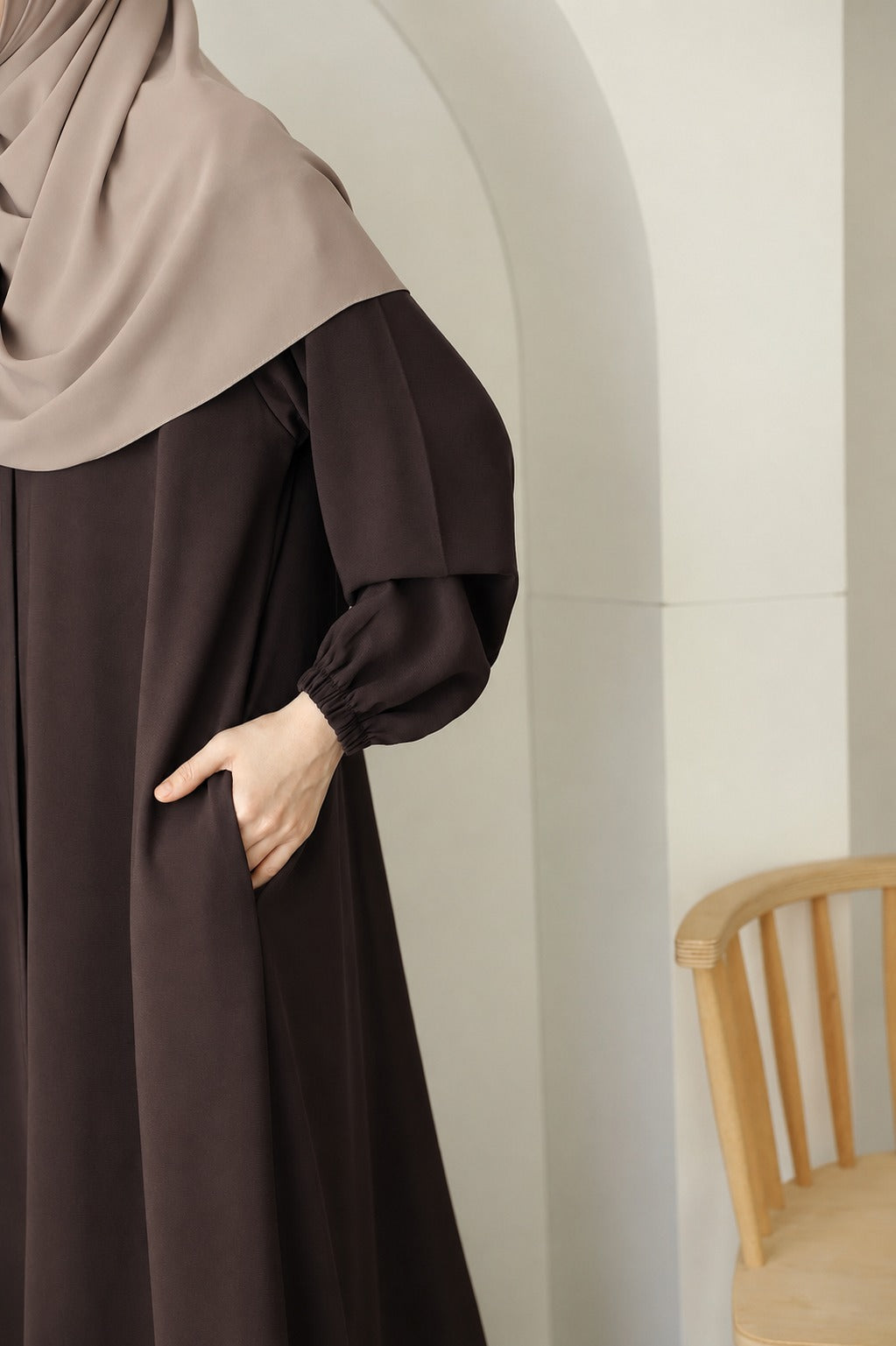 Modest Abaya with Stoller