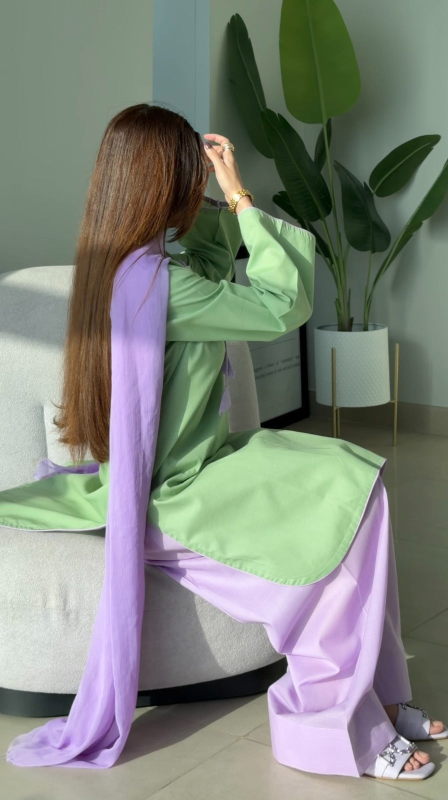 Pastel Grace 3-Piece Suit