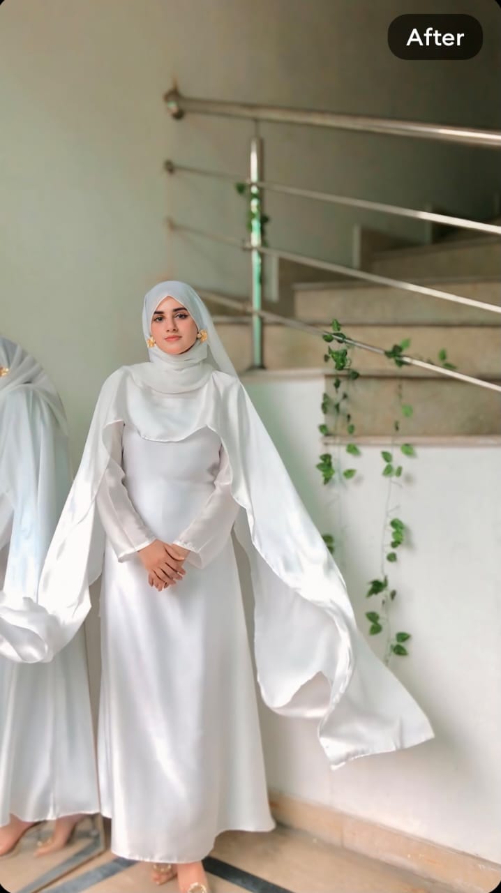 Nikhaar Maxy Abaya with Cape