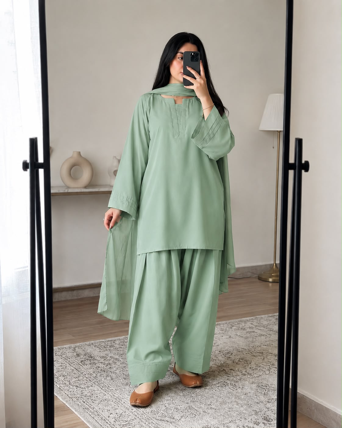 Urban Muse 3-Piece With Farshi Shalwar