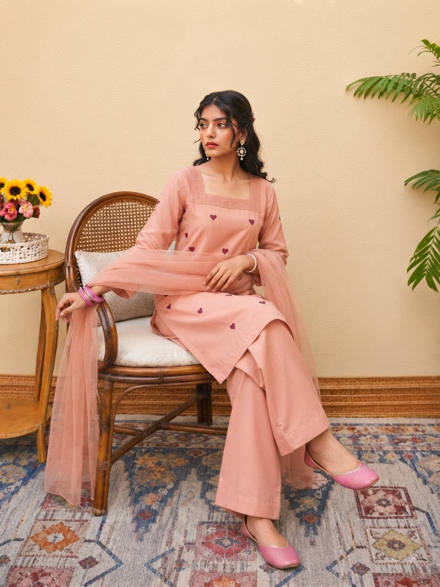 Peach Petal 3-Piece Suit