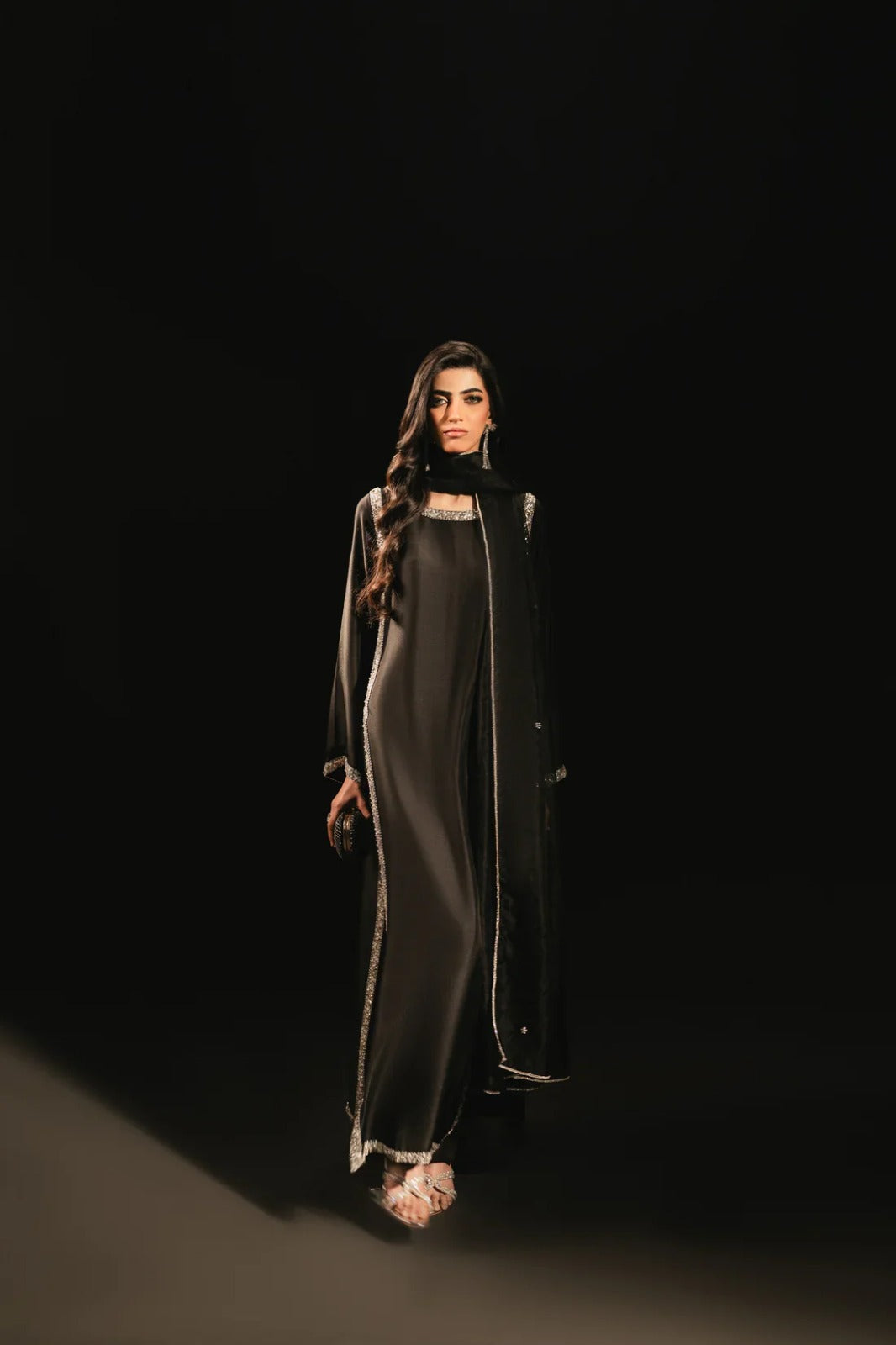 Mahpara 3-Piece Silk Suit