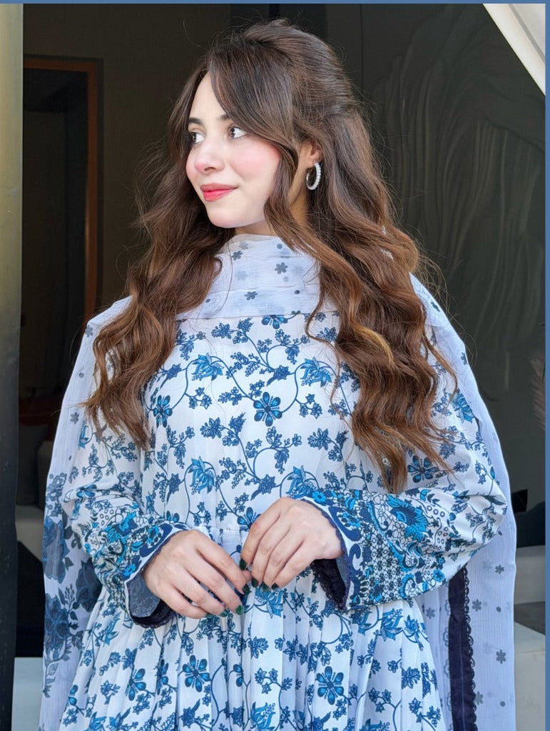 Afroz Printed Maxy 3-Piece