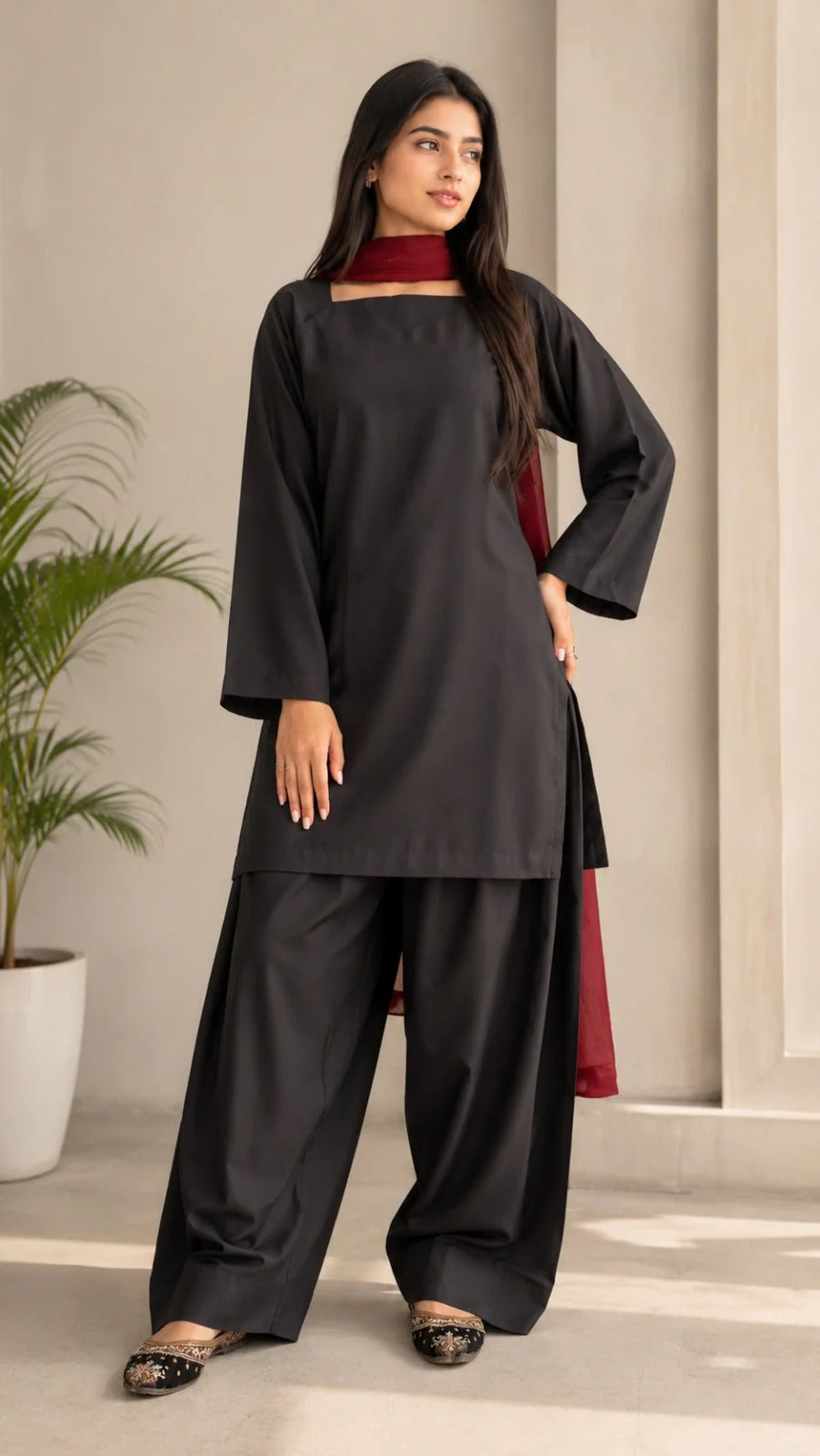 Siyaah Naz 3-Piece Suit