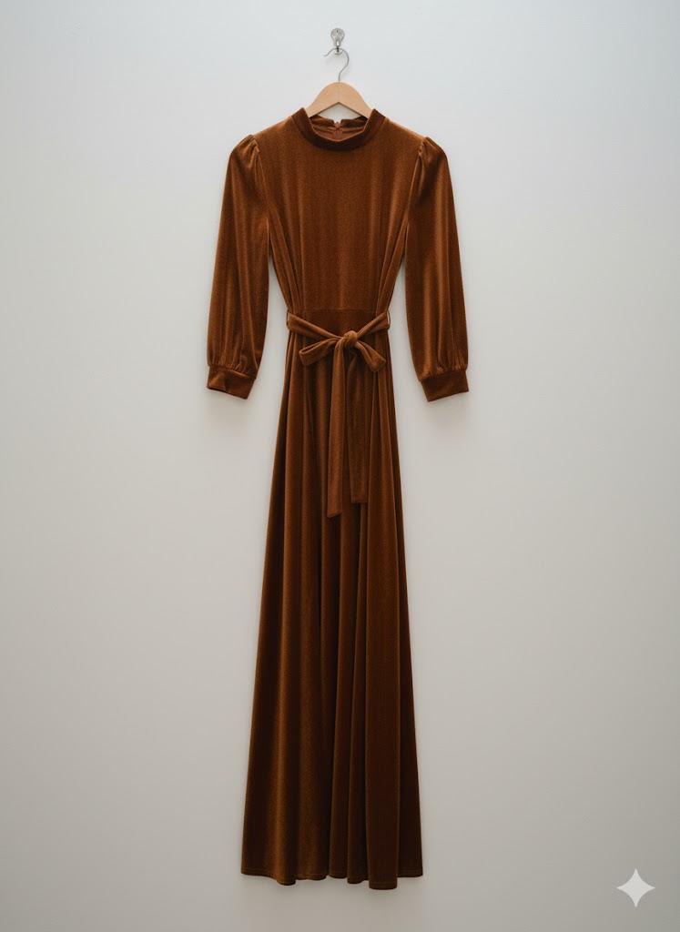 Zeen-e-Raah Velvet Maxy