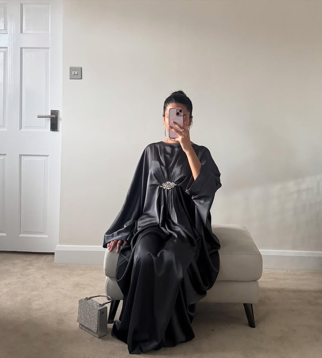 Hinaz Silk Kaftan