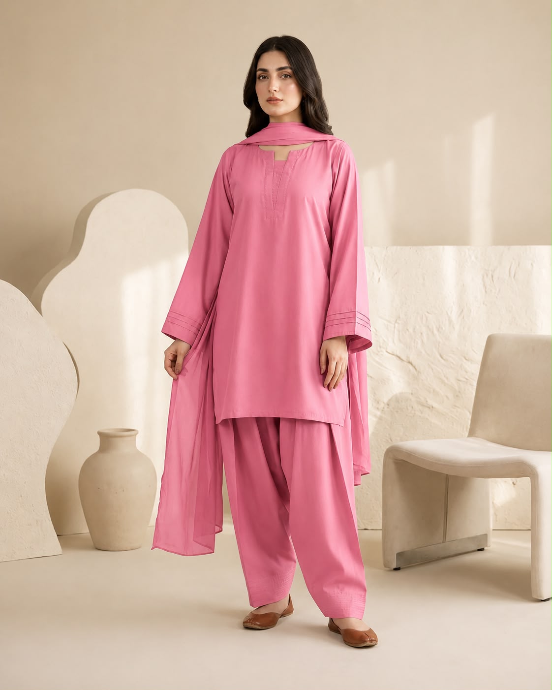 Urban Muse 3-Piece With Farshi Shalwar