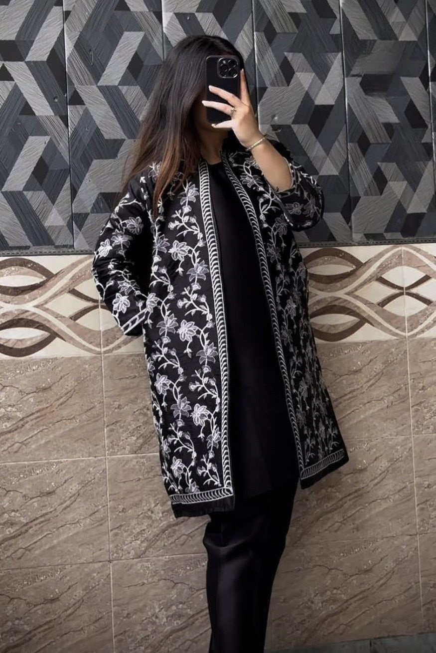 Sang-e-Marmar 3-Piece Embroidered Silk Suit