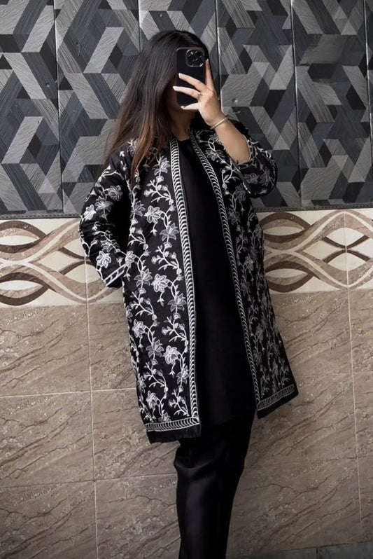 Sang-e-Marmar 3-Piece Embroidered Silk Suit