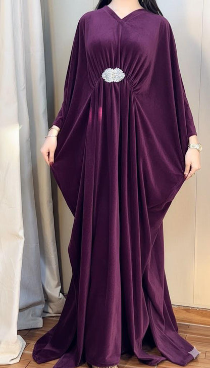 Mehar-e-Naz Velvet & Silk Kaftan
