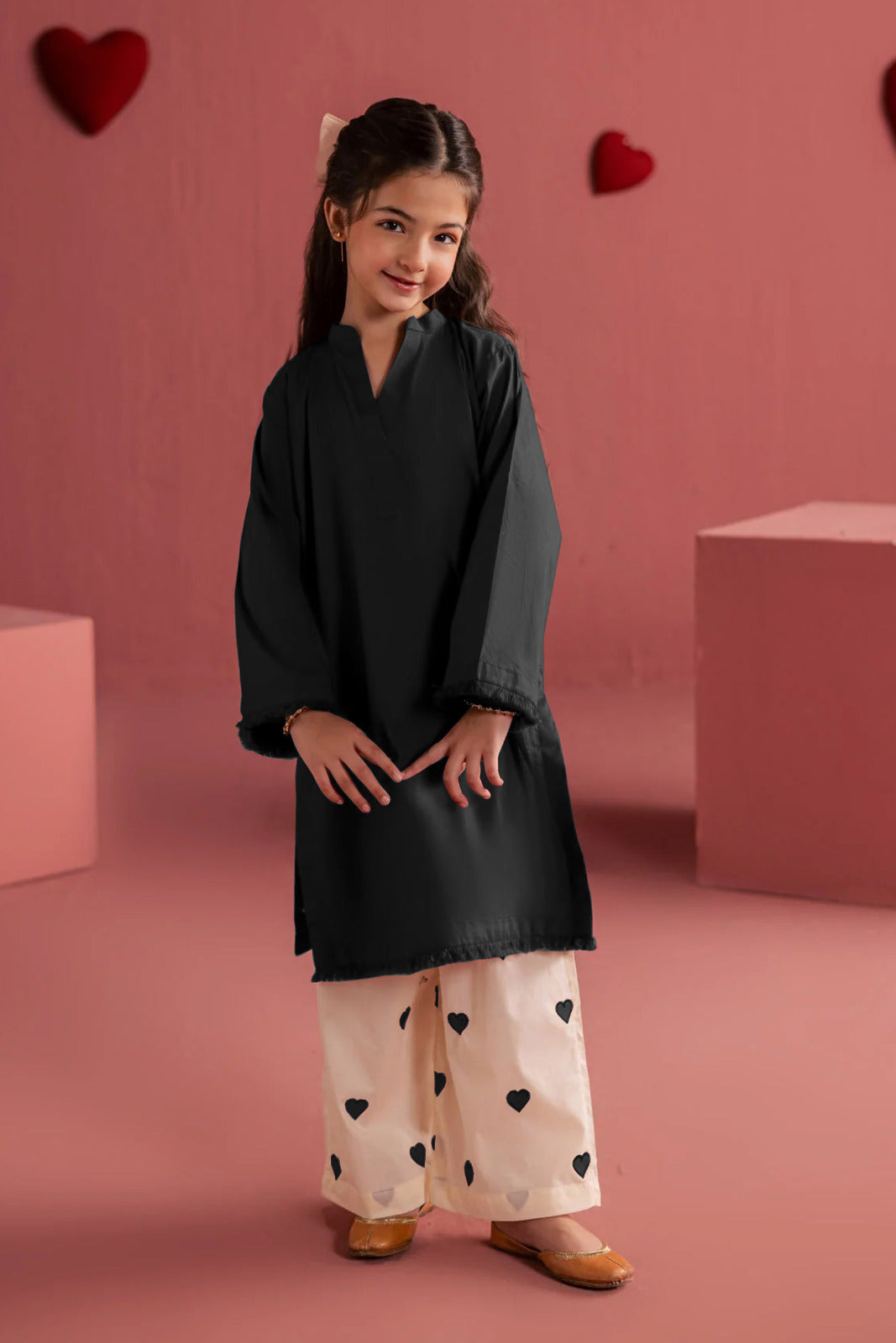 Kids Sweet Heart 2-Piece Co-ord Set