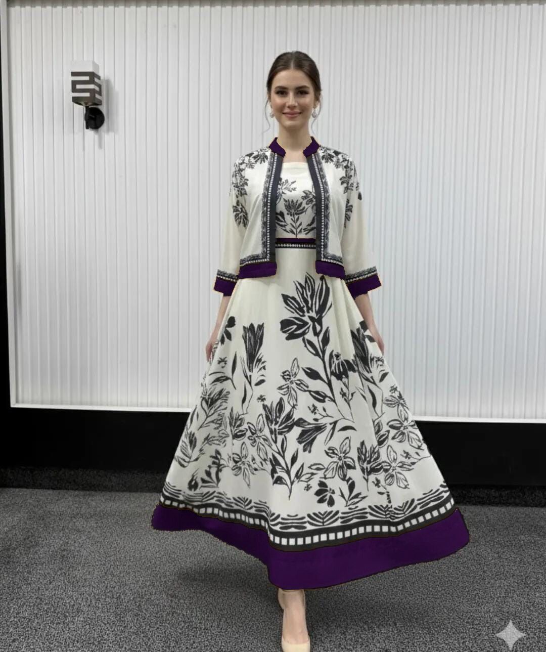 Haseena 2-Piece Maxy and Coat Set